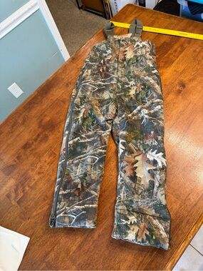 RedHead Youth Silent Hide Insulated Camo Hunting Bib Overalls Size medium